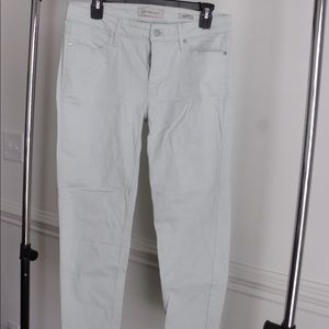 Mint green Calvin Klein skinny jeans